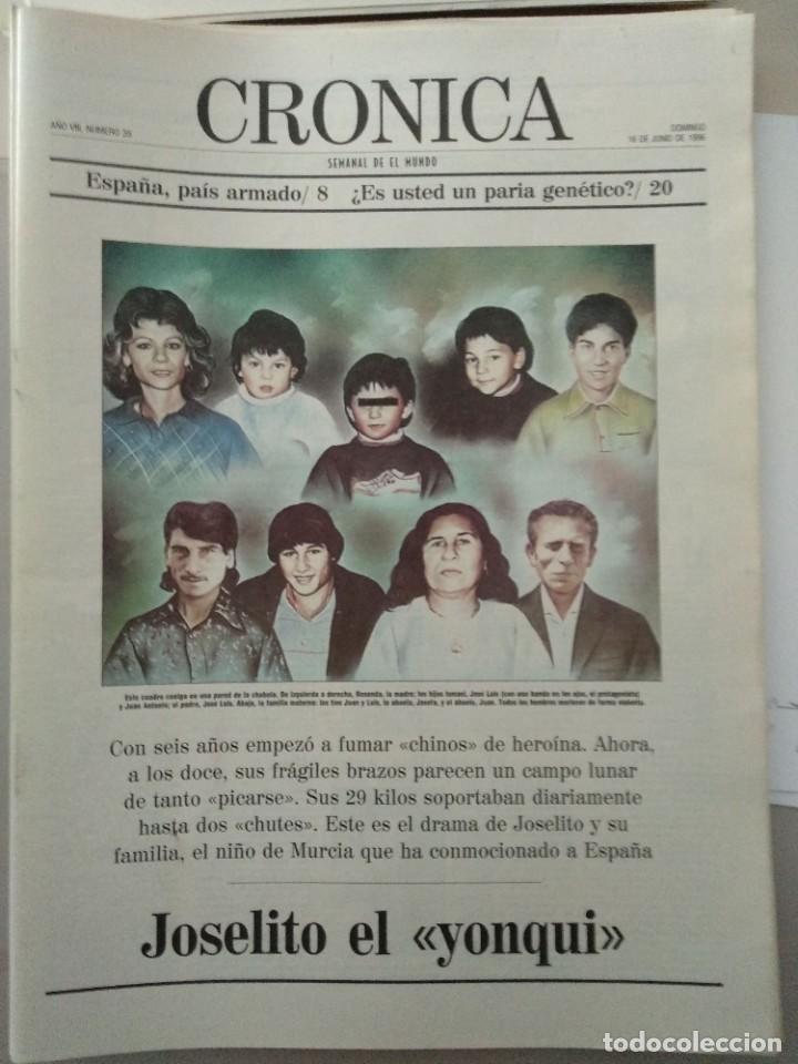Collezionismo di Riviste e Giornali: CRONICA SEMANAL DE EL MUNDO -16/06/1996