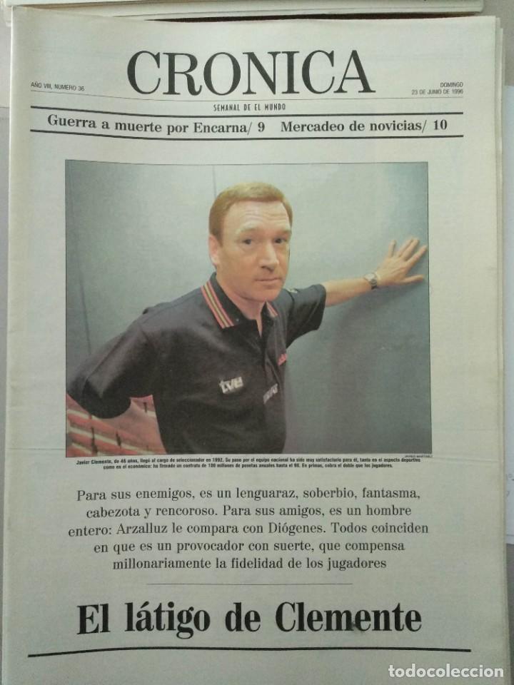 Collezionismo di Riviste e Giornali: CRONICA SEMANAL DE EL MUNDO -23/06/1996