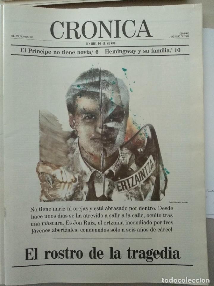 Collezionismo di Riviste e Giornali: CRONICA SEMANAL DE EL MUNDO -07/07/1996