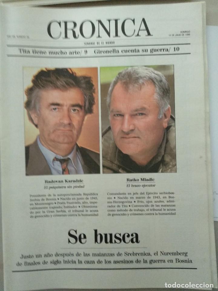 Collezionismo di Riviste e Giornali: CRONICA SEMANAL DE EL MUNDO -14/07/1996