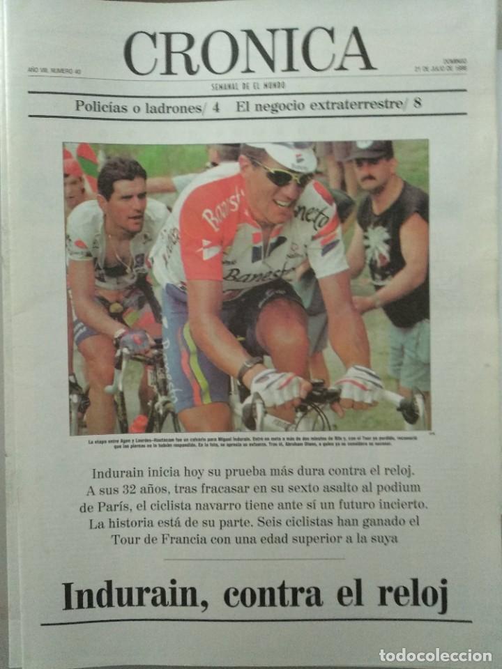 Collezionismo di Riviste e Giornali: CRONICA SEMANAL DE EL MUNDO -21/07/1996
