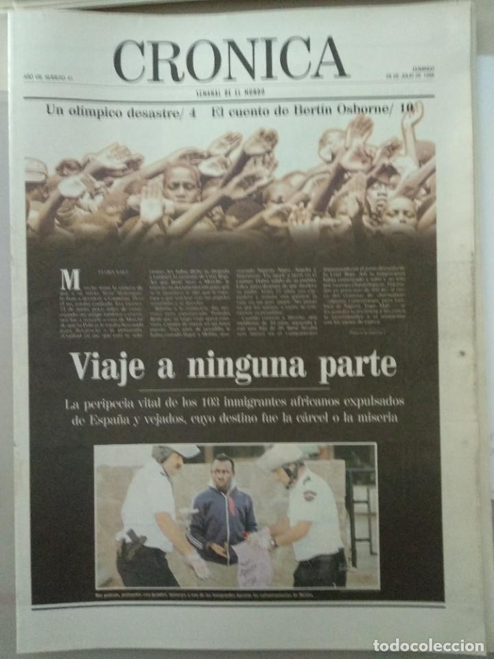 Collezionismo di Riviste e Giornali: CRONICA SEMANAL DE EL MUNDO -28/07/1996