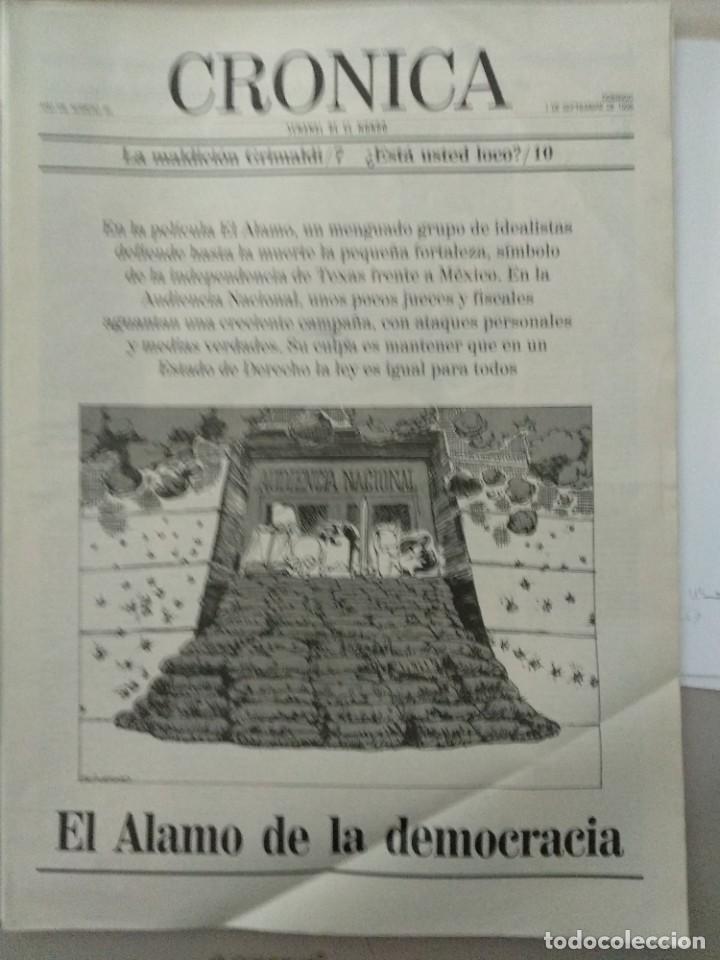 Collezionismo di Riviste e Giornali: CRONICA SEMANAL DE EL MUNDO -01/09/1996
