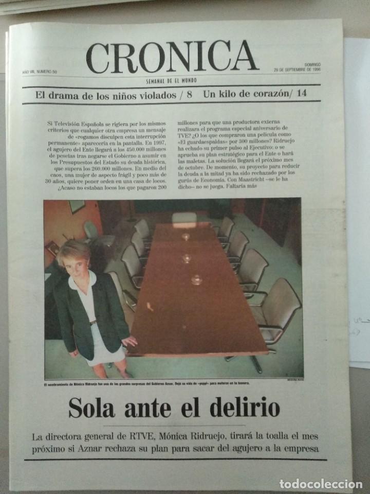 Coleccionismo de revistas y peri&oacute;dicos: CRONICA SEMANAL DE EL MUNDO -29/09/1996