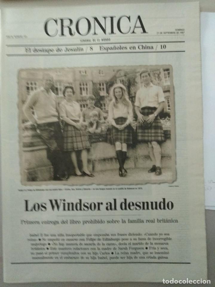 Coleccionismo de revistas y peri&oacute;dicos: CRONICA SEMANAL DE EL MUNDO -21/09/1997