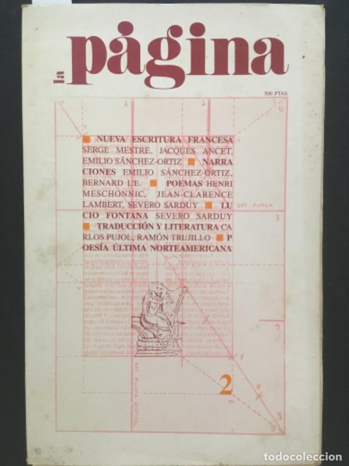 Collezionismo di Riviste e Giornali: REVISTA LA PAGINA NUMERO 2, TENERIFE, FEBRERO MAYO 1990