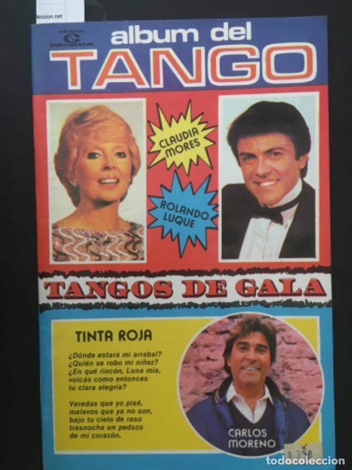 Collezionismo di Riviste e Giornali: ALBUM DEL TANGO, CLAUDIA MORES, ROLANDO LUQUE, CARLOS MORENO, CATULO CASTILLO, JOSE GONZALEZ, 1992