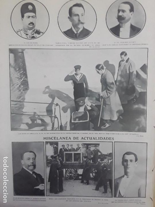 Coleccionismo de Revistas y Peri&oacute;dicos: LOS REYES ANDALUCIA ALFONSO XIII SEVILLA FABRICA TABACOS CADIZ CARNAVAL RICARDO TORRES BOMBITA 1908