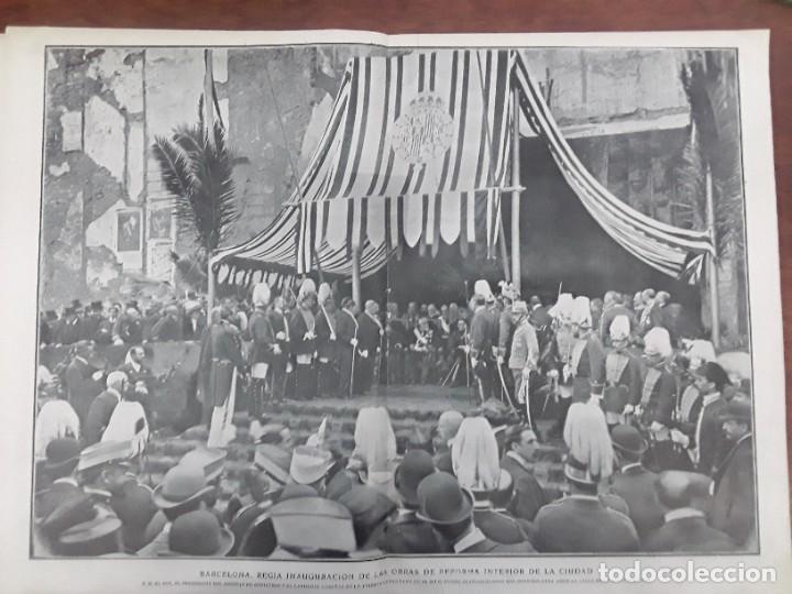 Collezionismo di Riviste e Giornali: VIAJE ALFONSO XIII BARCELONA FREGOLI Y EL DOMADOR MARCELO LEONES 1908