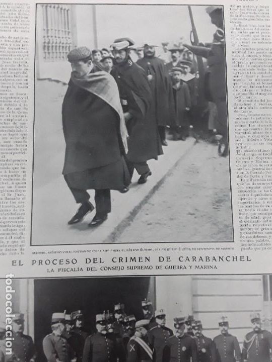 Collection Magazines and Newspapers: CRIMEN CARABANCHEL MAXIMO VIDAL ALFONSO XIII PRINCIPE KUNI TOLEDO ASILO CUNA NI&Ntilde;O JESUS BARCELONA