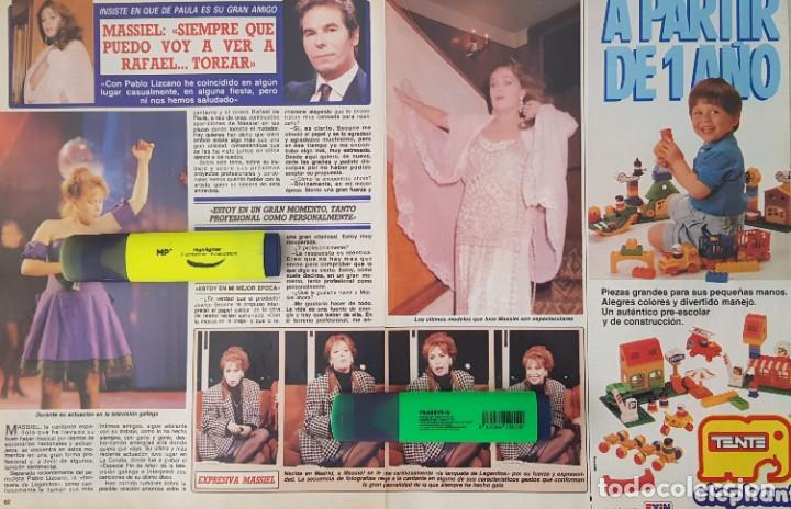Coleccionismo de Revistas y Peri&oacute;dicos: Reportaje de Massiel 20.12.88