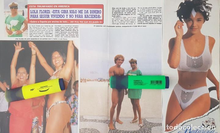 Coleccionismo de revistas y peri&oacute;dicos: Reportaje de Lola Flores 20.12.88