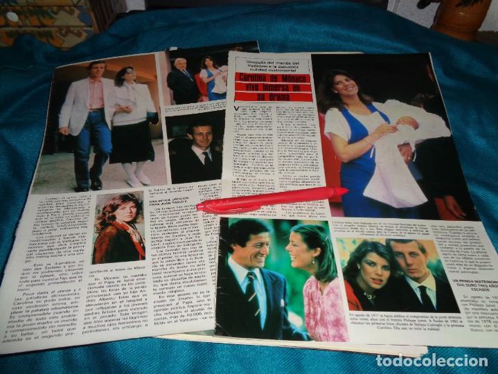 Colecionismo de Revistas e Jornais: RECORTE : EL DRAMA INTIMO DE CAROLINA DE MONACO. SEMANA, AGTO 1984(#)