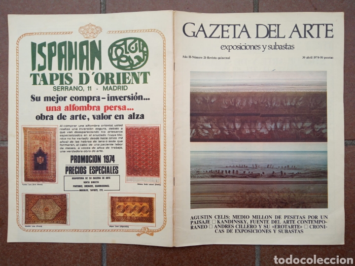 Colecionismo de Revistas e Jornais: REVISTA GAZETA DEL ARTE.