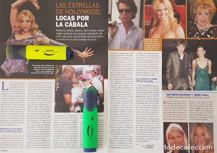 Coleccionismo de Revistas y Peri&oacute;dicos: Reportaje de Madonna 28.08.2004