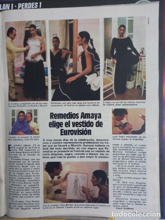Coleccionismo de Revistas y Peri&oacute;dicos: REMEDIOS AMAYA EUROVISION
