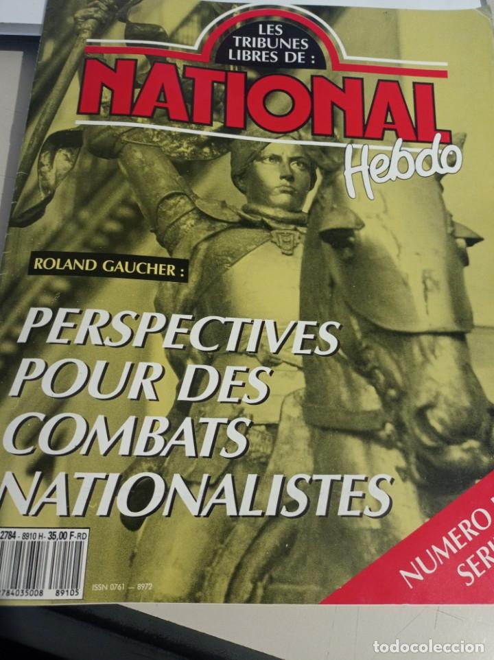 Collectionnisme de Revues et Journaux: REVISTA LES TRIBUNES LIBRES DE NATIONAL HEBDO NUMERO HORS SERIE 35 F REF. UR GAR