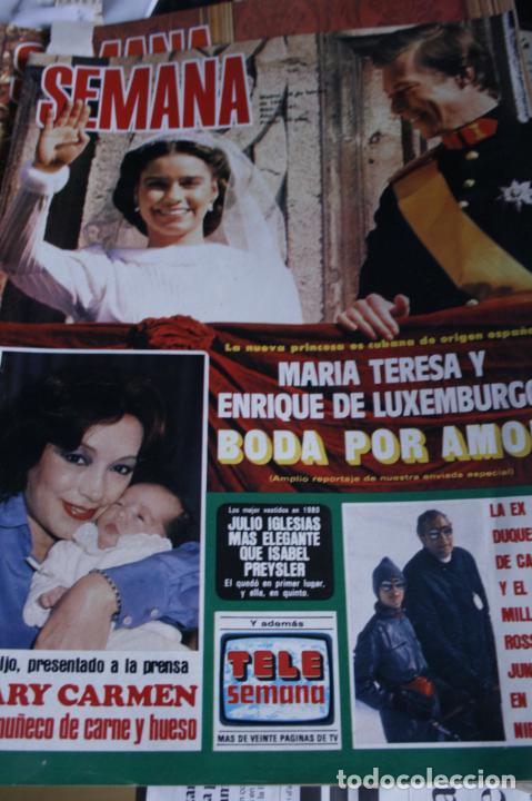 Coleccionismo de Revistas y Peri&oacute;dicos: MARI CARMEN ENRIQUE DE LUXEMBURGO RAFFAELLA CARRA ILA RAE MONICA RANDALL LOS WALTON TRIANA MARAIS 81