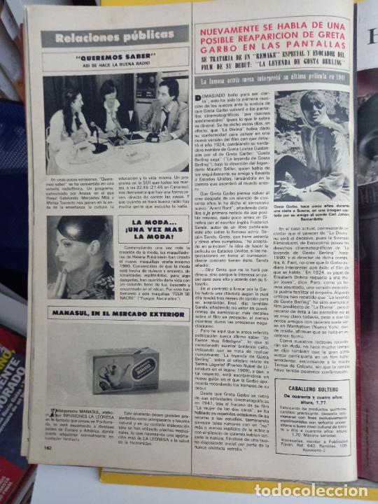 Coleccionismo de Revistas y Peri&oacute;dicos: GRETA GARBO MARISA TORRENTE MERCEDES MILA I&Ntilde;AKI GABILONDO