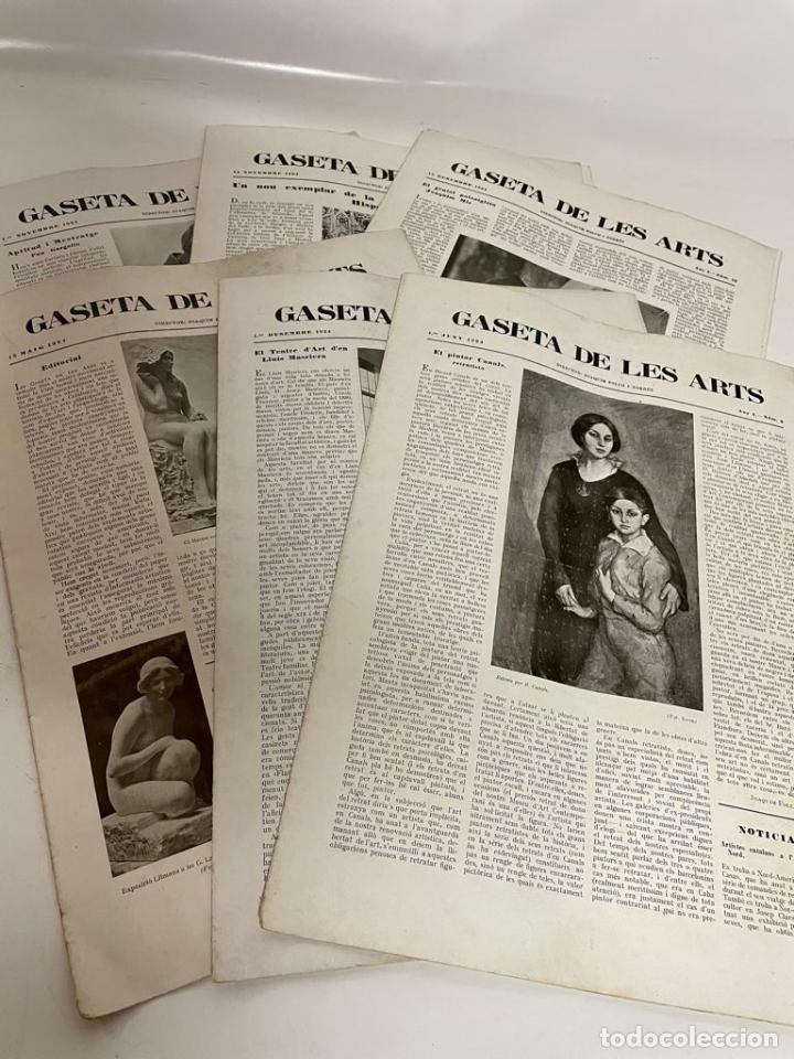 Coleccionismo de Revistas y Peri&oacute;dicos: LOTE DE REVISTAS - GASETA DE LES ARTS