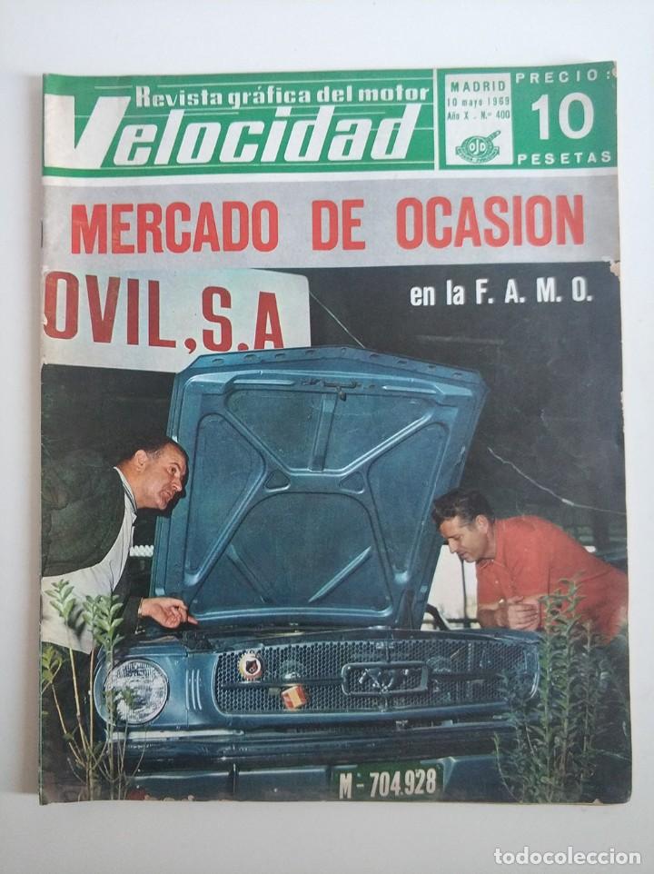 Coleccionismo de Revistas y Peri&oacute;dicos: Revista Velocidad numero 400 - A&ntilde;o 1969