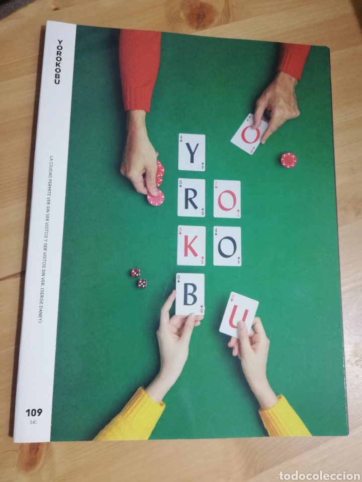 Collectionnisme de Revues et Journaux: YOROKOBU N&deg; 109 / LA CIUDAD PERMITE VER SIN SER VISTOS Y SER VISTOS SIN VER (SERGE DANEY)