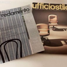 Coleccionismo de Revistas y Periódicos: LOTE DE 2 REVISTAS DE MUEBLES (ARREDAMENTO Y UFFICIOSTILE)