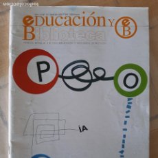 Coleccionismo de Revistas y Periódicos: REVISTA EDUCACIÓN Y BIBLIOTECA Nº 111 - POESÍA