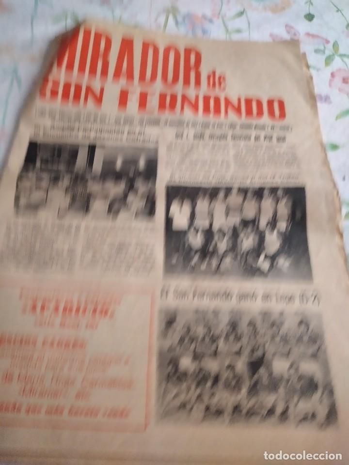 Coleccionismo de Revistas y Peri&oacute;dicos: G-59 REVISTA DIARIO MIRADOR DE SAN FERNANDO LOTE DE 2 DIARIOS LOS DE FOTOS PERIODICOS