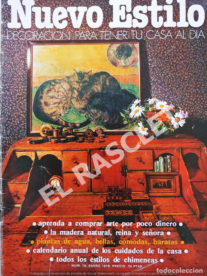 Coleccionismo de Revistas y Peri&oacute;dicos: ANTIG&Uuml;A REVISTA NUEVO ESTILO - NUMERO 19 - ENERO 1979