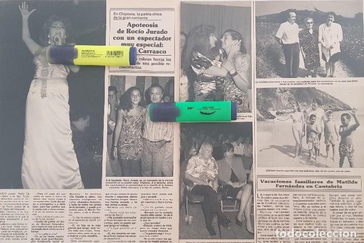 Collezionismo di Riviste e Giornali: Reportaje de Roc&iacute;o Jurado 04.09.91