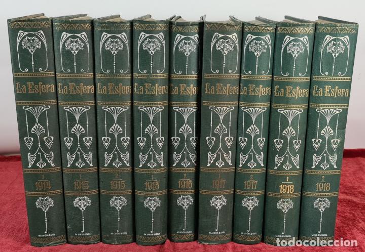 Collection Magazines and Newspapers: LA ESFERA. REVISTA CULTURAL ESPA&Ntilde;OLA. EDICIONES PRENSA GRAFICA. 1914/1918.