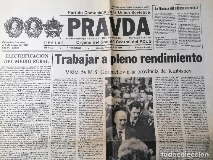 Periodico Pravda, Organo Del Comite Central Del - Comprar Otras ...