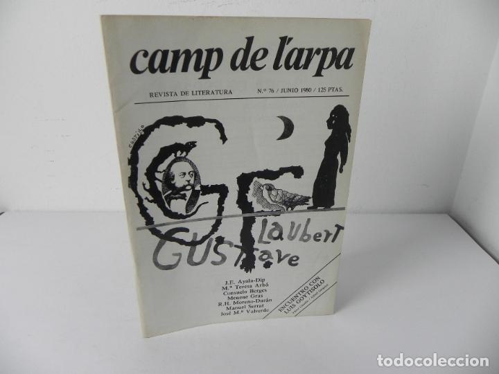 Colecionismo de Revistas e Jornais: CAMP DE L' ARPA REVISTA DE LITERATURA (GUSTAVE FLAUVERT) N&ordm; 76 JUNIO 1980