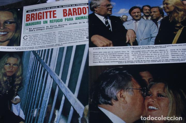 Coleccionismo de Revistas y Peri&oacute;dicos: RECORTE DE PRENSA ORIGINAL CLIPPING BRIGITTE BARDOT