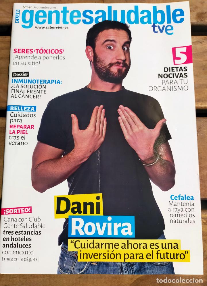 Coleccionismo de Revistas y Peri&oacute;dicos: REVISTA GENTE SALUDABLE 140 DANI ROVIRA