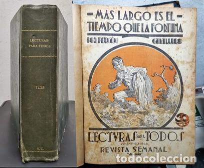 Collection Magazines and Newspapers: LECTURAS PARA TODOS - SUPLEMENTO DE LA REVISTA SEMANAL JEROMIN A&Ntilde;O 1932 30 NOVELAS EN UN TOMO
