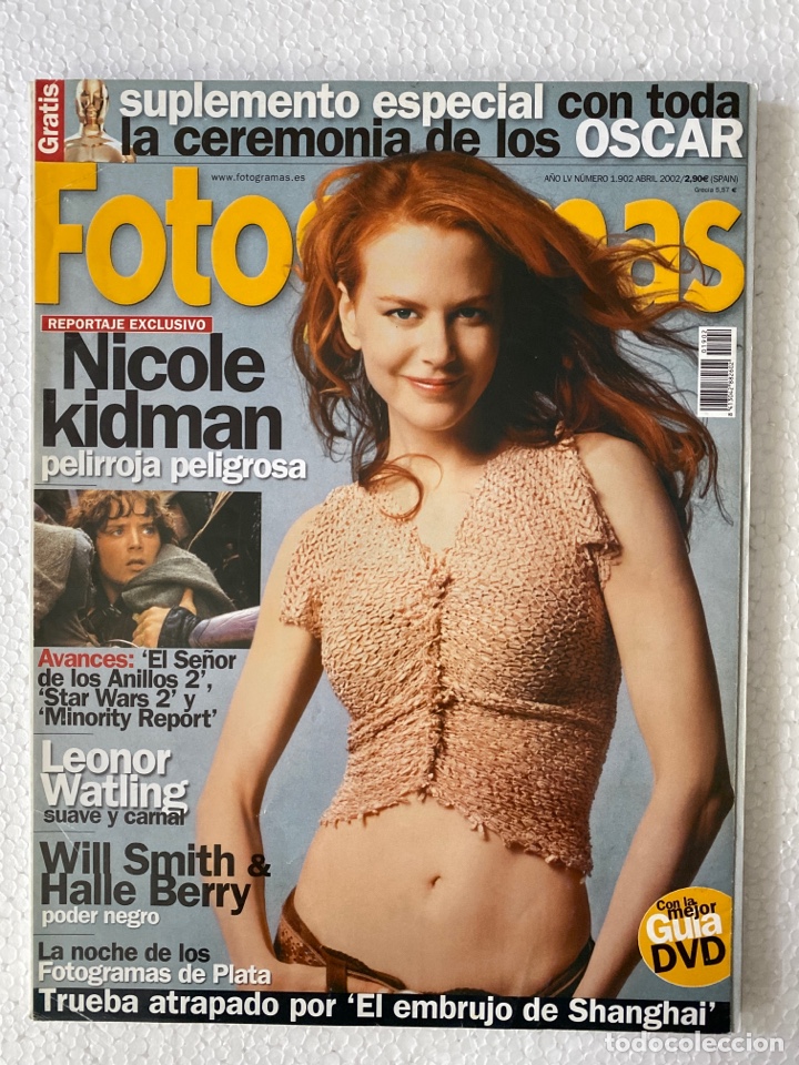 Collezionismo di Riviste e Giornali: FOTOGRAMAS #1902 - Abril 2002 - buen estado - Nicole Kidman