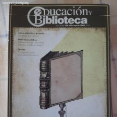 Coleccionismo de Revistas y Periódicos: REVISTA EDUCACIÓN Y BIBLIOTECA Nº 166 - EL COMPROMISO SOCIAL EN EL TRABAJO BIBLIOTECARIO
