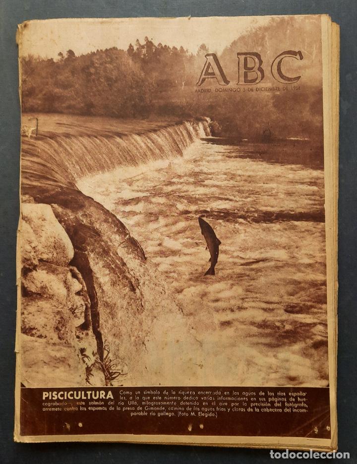 Coleccionismo de Revistas y Peri&oacute;dicos: ABC 5 DICIEMBRE 1954 - PISCICULTURA EN ESPA&Ntilde;A.