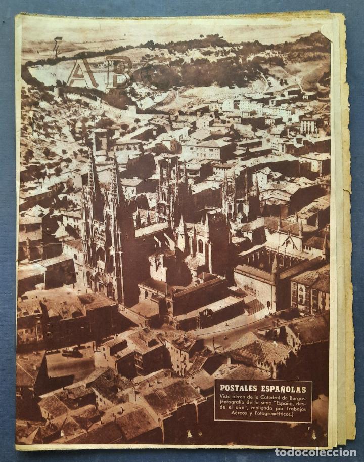 Coleccionismo de Revistas y Peri&oacute;dicos: ABC 9 ENERO 1955 - POSRALES ESPA&Ntilde;OLAS (BURGOS)