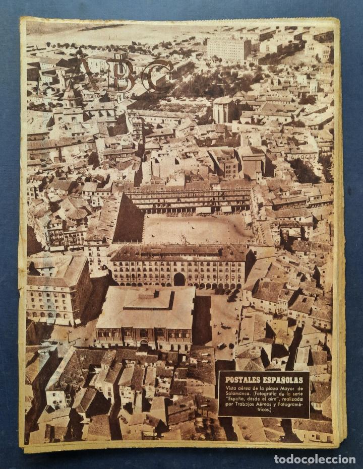 Coleccionismo de Revistas y Peri&oacute;dicos: ABC 16 ENERO 1955 - POSTALES DE ESPA&Ntilde;A (SALAMANCA).