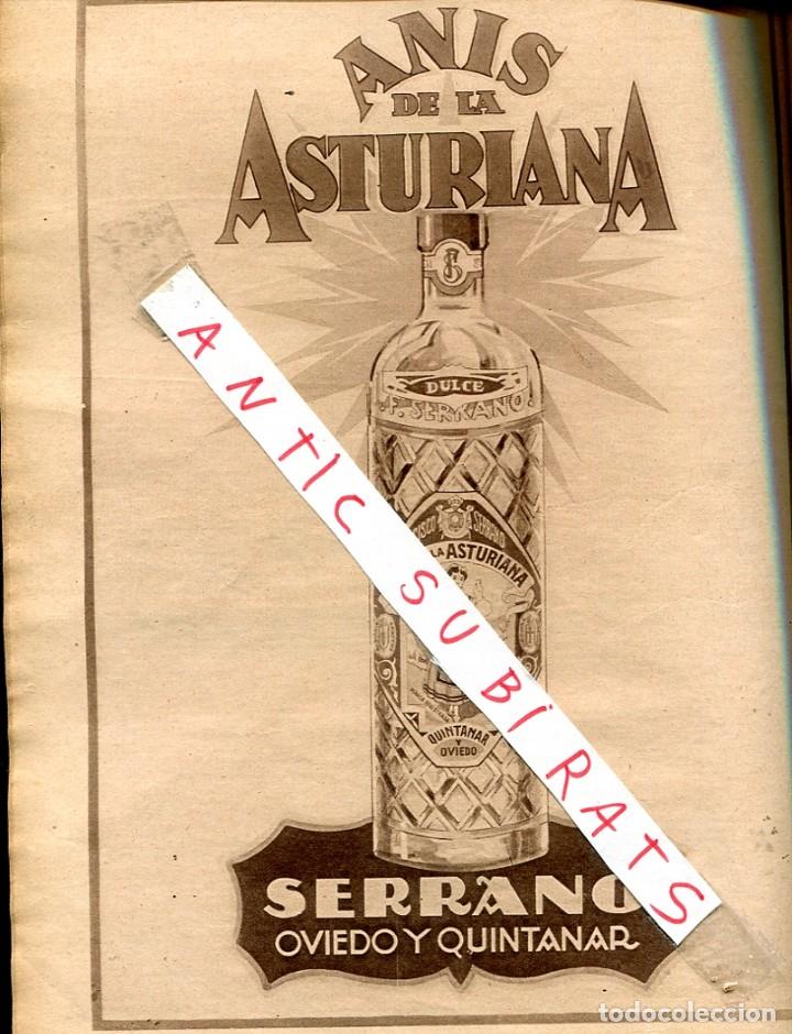 Coleccionismo de Revistas y Peri&oacute;dicos: ABC 1929 ANIS ASTURIANA SERRANO OVIEDO QUINTANAR PERBOROL