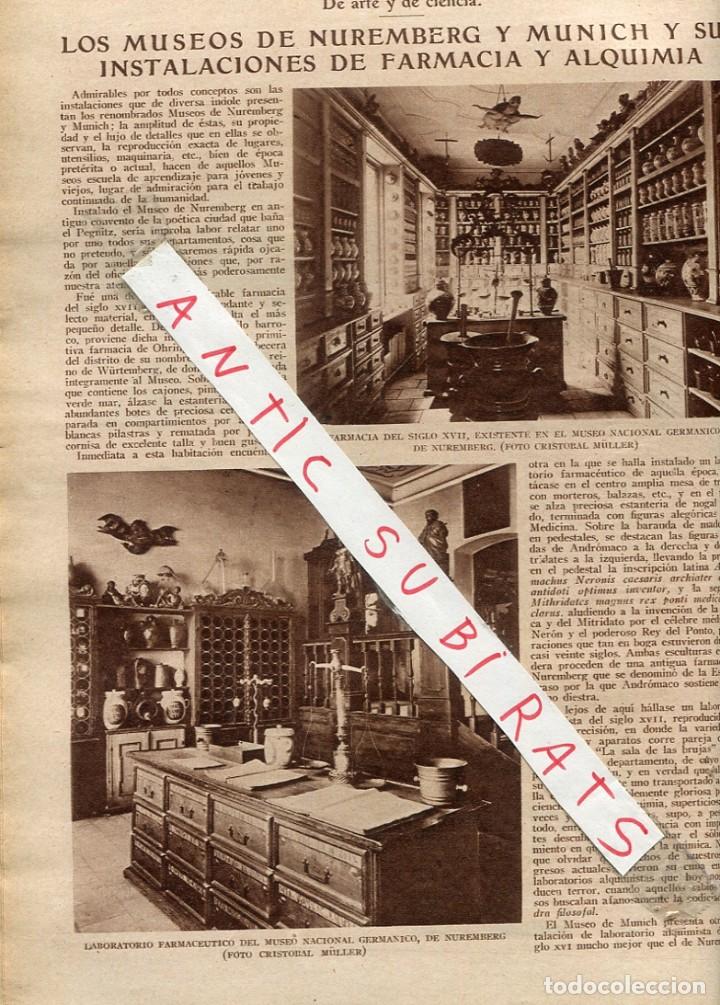 Coleccionismo de Revistas y Peri&oacute;dicos: ABC 1929 COPENHAGUE DINAMARCA MUSEO DE FARMACIA ALGUIMIA NUREMBERG GIGANTES DE SHANGHAI GUISANDO