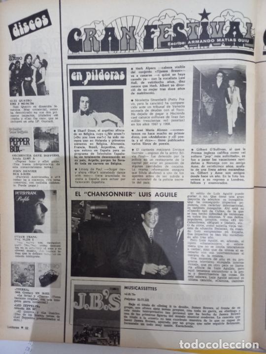 Collectionnisme de Revues et Journaux: luis aguile gilbert o sullivan led zeppelin suzy quatro