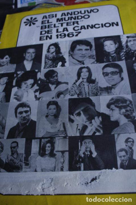 Coleccionismo de revistas y peri&oacute;dicos: MUNDO BELTER DE LA CANCIO 1967 LOS STOP LOLA FLORES MINA JUANITA REINA MANOLO SCOBAR CONCHITA VELASC