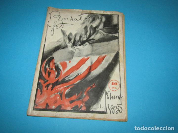 Collectionnisme de Revues et Journaux: Antigua Revista de Fallas * PENSAT I FET * Marzo del A&ntilde;o 1935