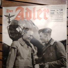 Coleccionismo de Revistas y Periódicos: LUFTWAFFE. II GUERRA MUNDIAL. ALEMANIA REVISTA DER ADLER, NUM. 6, 25 MARZO DE 1941.