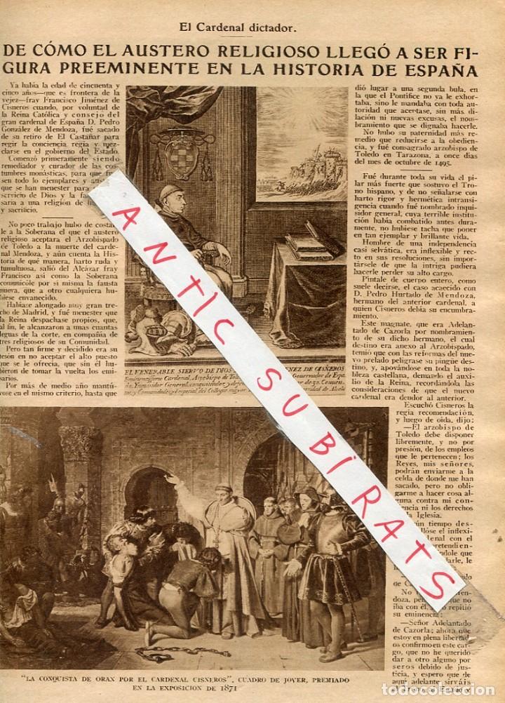 Coleccionismo de Revistas y Peri&oacute;dicos: ABC A&Ntilde;O 1929 CARDENAL CISNEROS EXPOSICON INTERNACIONAL DE PESCA EN VIGO MAESTRO ARBOS LA CORU&Ntilde;A