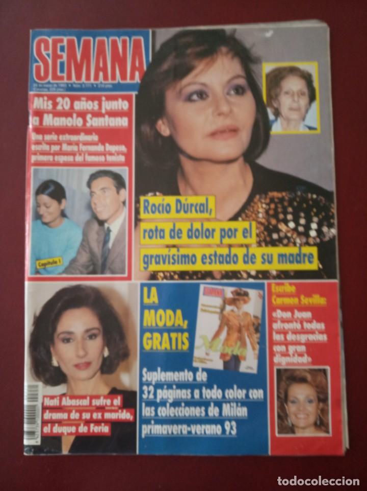 Coleccionismo de Revistas y Peri&oacute;dicos: REVISTA SEMANA MICHAEL JACKSON CARMEN SEVILLA SHARON STONE CONCHA MARQUEZ PIQUER ROCIO DURCAL
